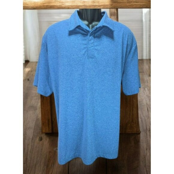 01.Algo Mens Quick Dry Polo XXL Blue - Incredibly Soft - Picture 1 of 6